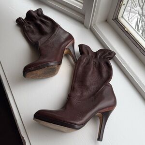 Cole Haan Brown Heeled Boots